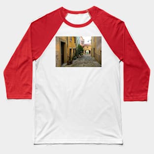 Street in Buzet, Croatia Baseball T-Shirt